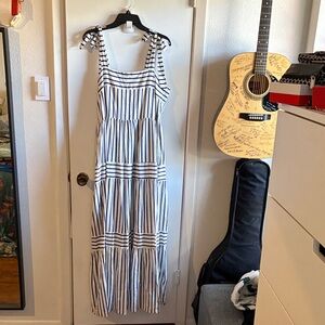 a loves a Striped Sleeveless Maxi Dress Sz XL